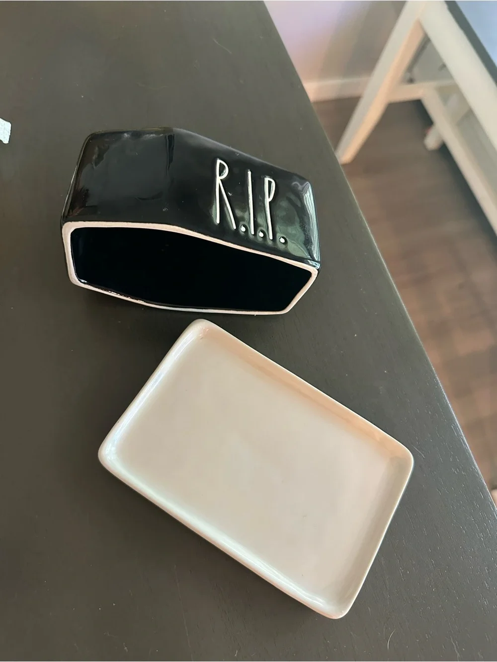 Rae Dunn black ceramic